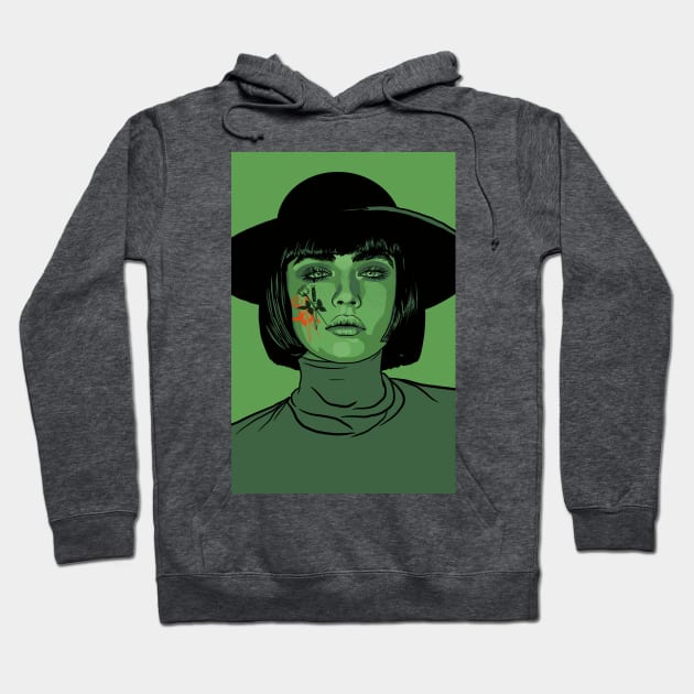 Woman ornament Hoodie by Borapronobis